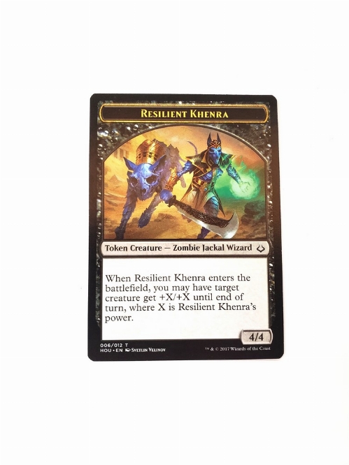 Resilient Khenra // Cat - Double-Sided Token