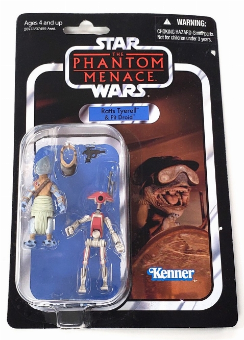 Star Wars: The Phantom Menace - Ratts Tyerell & Pit Droid (NEW)