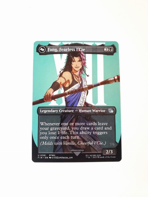 Fang, Fearless l'Cie // Ragnarok, Divine Deliverance (Borderless)