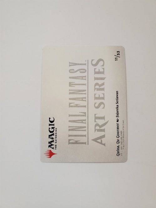 Quina, Qu Gourmet - Art Card