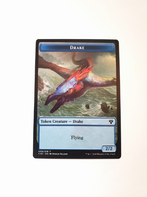 Drake // Goblin Warrior - Double-Sided Token