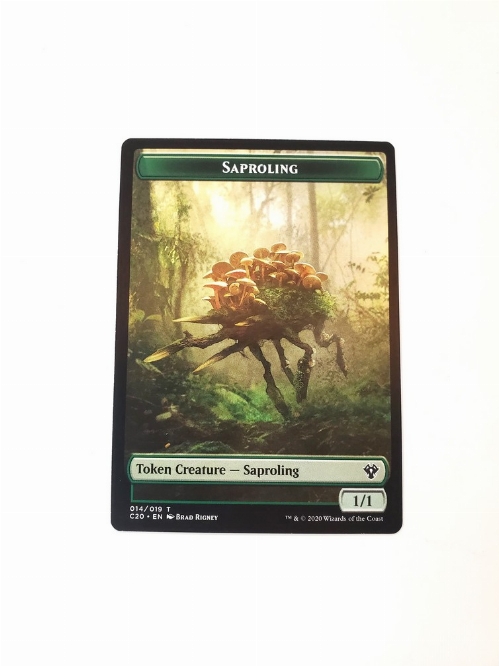 Saproling // Treasure - Double-Sided Token