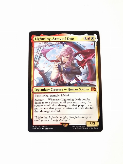 Lightning, Army of One