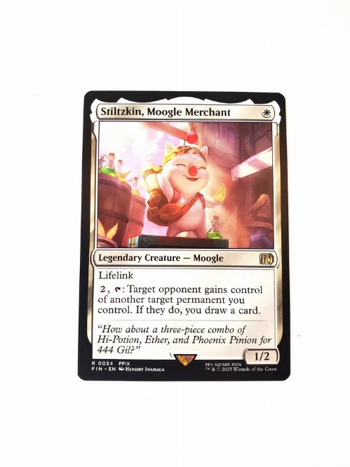 Stiltzkin, Moogle Merchant