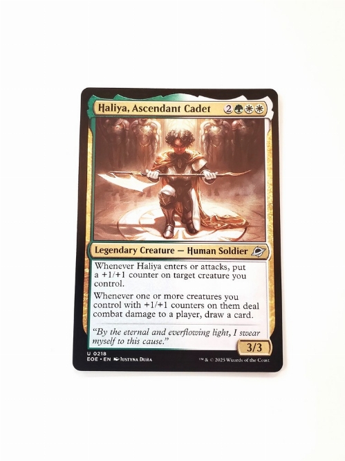 Haliya, Ascendant Cadet