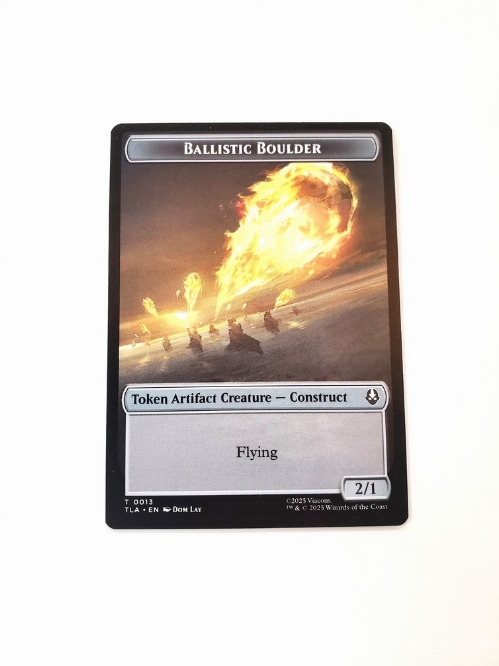 Ballistic Boulder // Soldier (0011) - Double-Sided Token