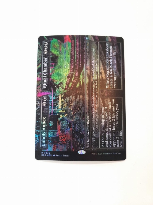 Unholy Annex // Ritual Chamber (Borderless) (Foil)