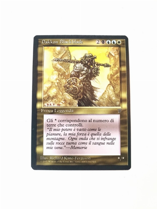 Dakkon Blackblade (Italienne)