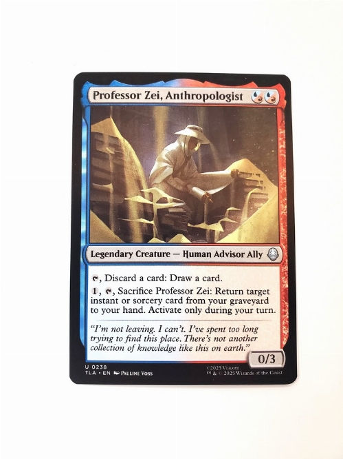 Professor Zei, Anthropologist