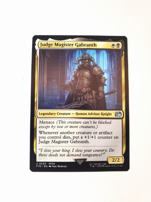 Judge Magister Gabranth