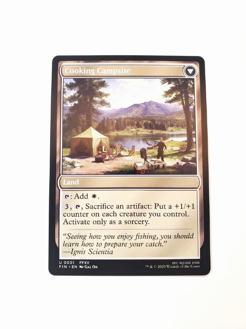 Sidequest: Catch a Fish // Cooking Campsite