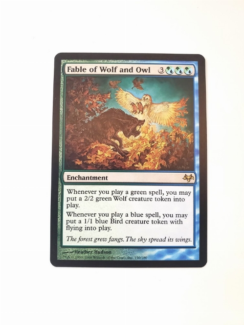 Fable of Wolf and Owl