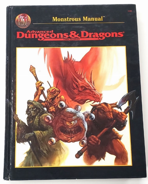 Advanced Dungeons & Dragons: Game Accessory - Monstrous Manual (Anglais)