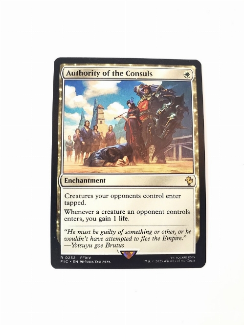 Authority of the Consuls