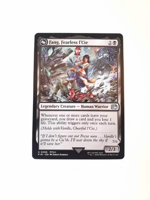 Fang, Fearless l'Cie // Ragnarok, Divine Deliverance