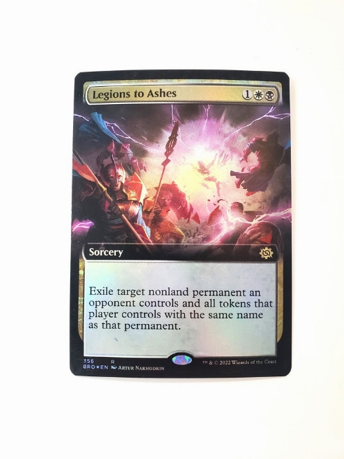 Legions to Ashes (Extended Art) (Foil)