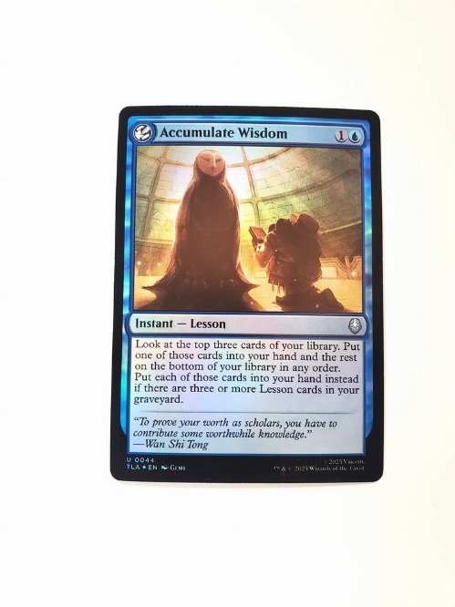 Accumulate Wisdom (Foil)