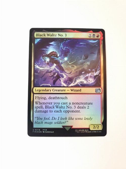 Black Waltz No. 3 (Foil)