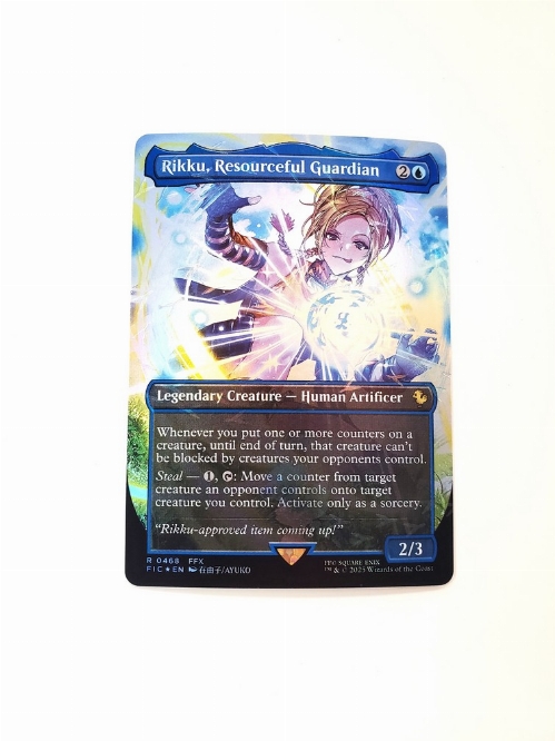 Rikku, Resourceful Guardian (Borderless) (Chocobo Track Foil)