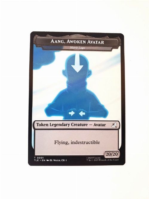 Aang, Awoken Avatar - Marit Lage // Treasure - Double-Sided Token