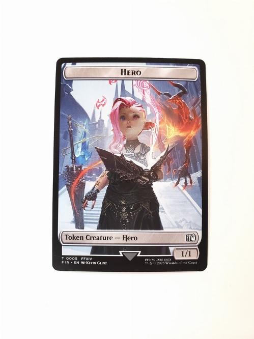 Hero (0005) // Wizard (0015) - Double-Sided Token