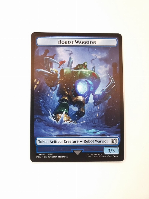 Hero (0008) // Robot Warrior - Double-Sided Token