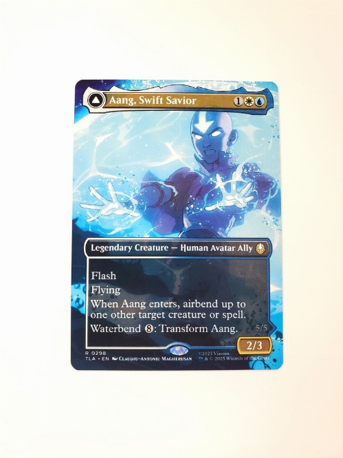 Aang, Swift Savior (0298) // Aang and La, Ocean's Fury (Borderless)