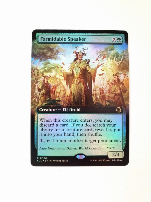 Formidable Speaker (Extended Art) (Foil)