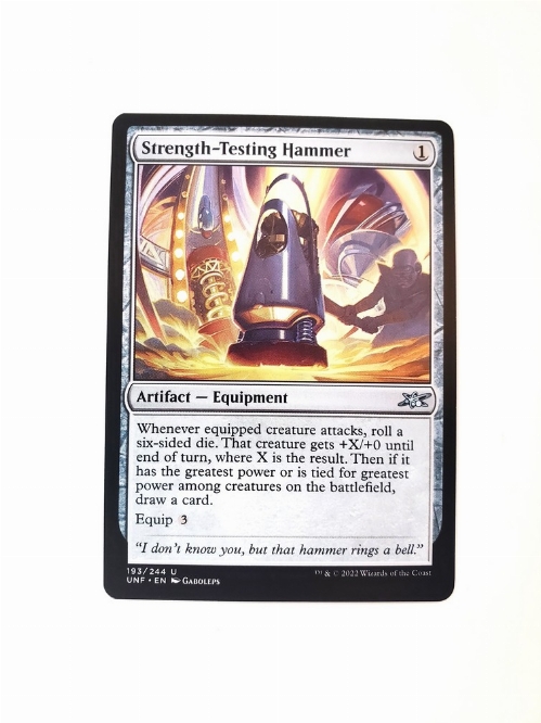 Strength-Testing Hammer