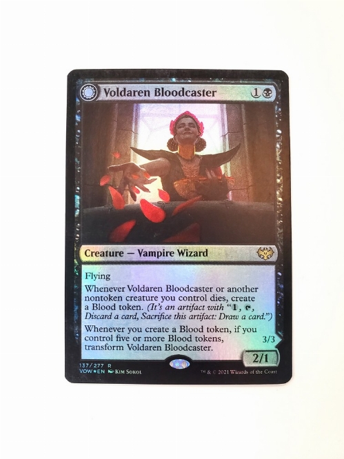 Voldaren Bloodcaster // Bloodbat Summoner (Foil)