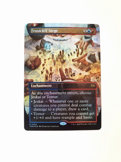 Frostcliff Siege (Borderless) (Foil)