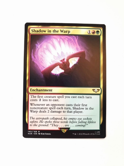 Shadow in the Warp