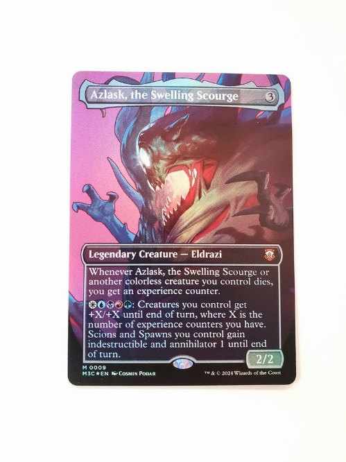 Azlask, the Swelling Scourge (Borderless) (Foil)