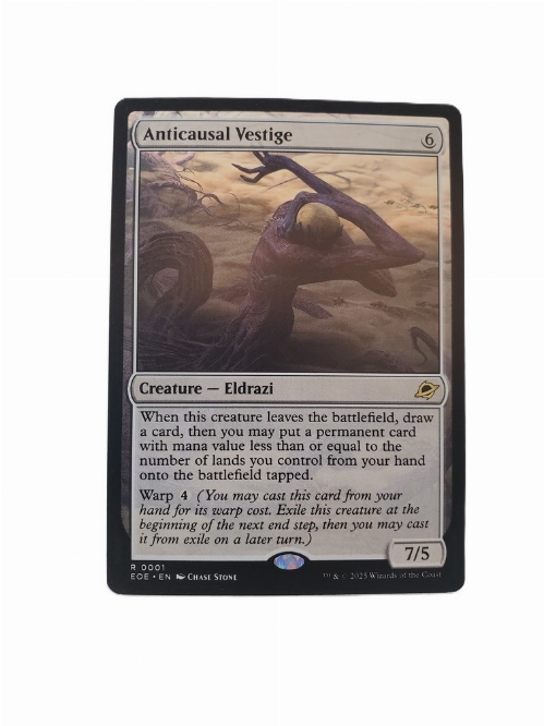 Anticausal Vestige