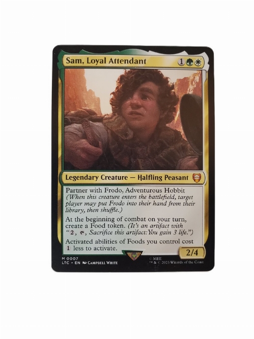 Sam, Loyal Attendant