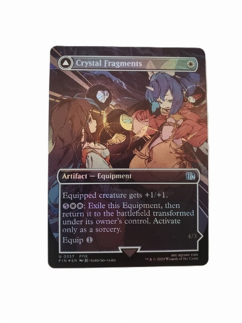 Crystal Fragments // Summon: Alexander (Borderless) (Foil)