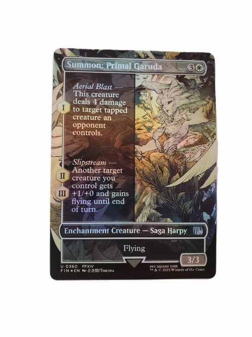 Summon: Primal Garuda (Borderless) (Foil)