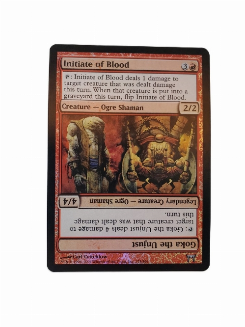 Initiate of Blood // Goka the Unjust (Foil)