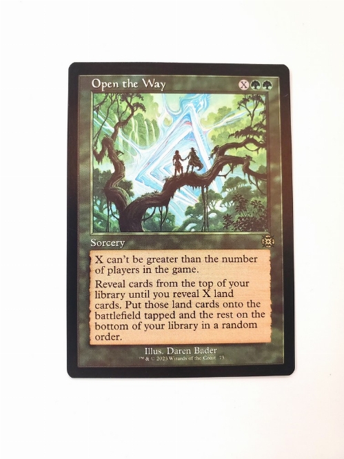 Open the Way (Retro Frame)