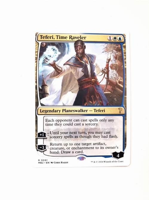 Teferi, Time Raveler (White Border)