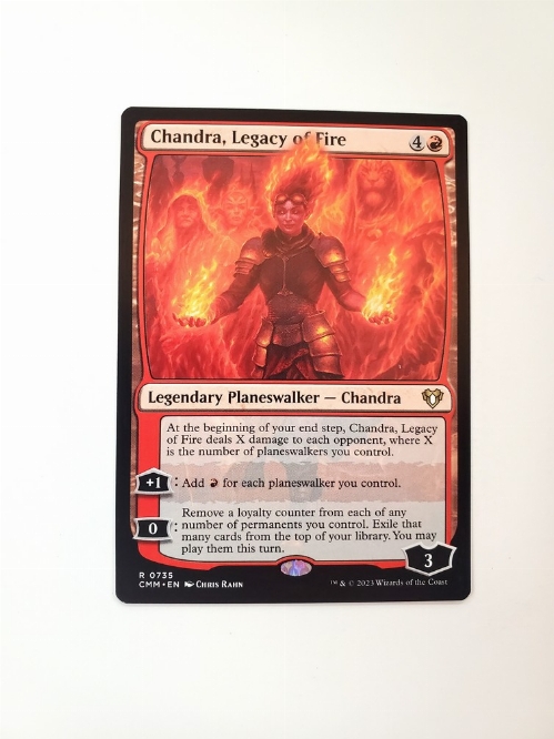 Chandra, Legacy of Fire