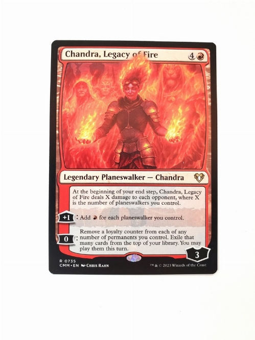Chandra, Legacy of Fire