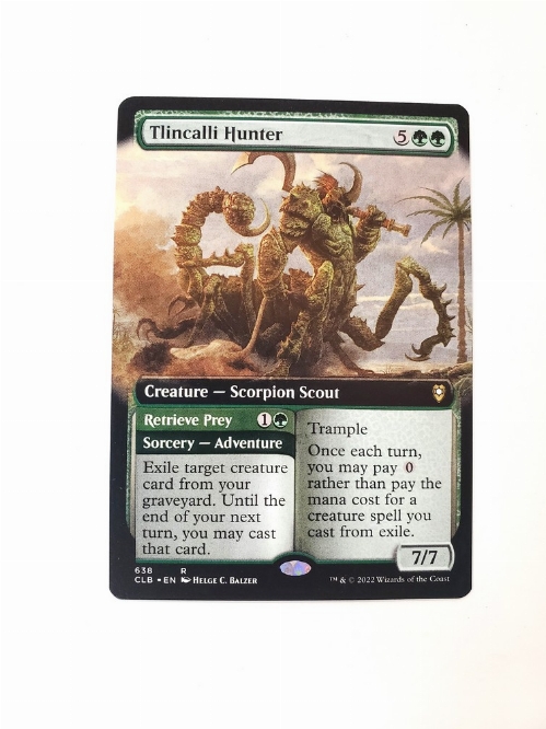 Tlincalli Hunter // Retrieve Prey (Extended Art)