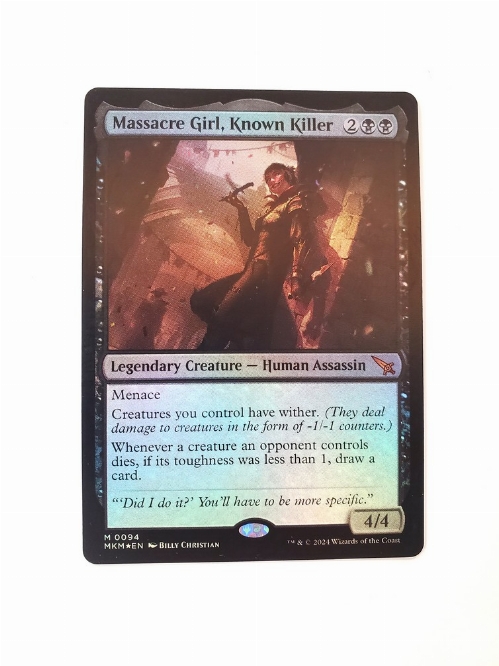 Massacre Girl, Known Killer (Foil)