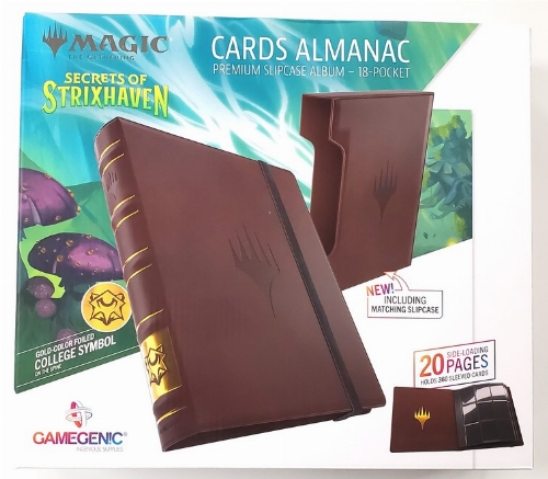 Secrets of Strixhaven - Lorehold Cards Almanac Premium Slipcase Album - 18-Pocket (NEW)