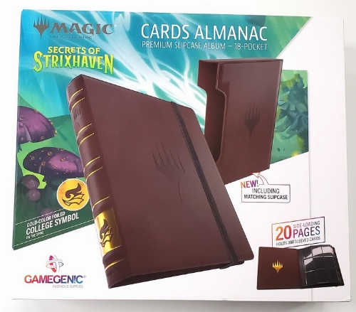 Secrets of Strixhaven - Prismari Cards Almanac Premium Slipcase Album - 18-Pocket (NEW)