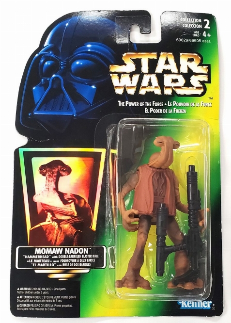 Star Wars: The Power of the Force - Momaw Nadon Hammerhead with Double-Barreled Blaster Rifle (NEW)