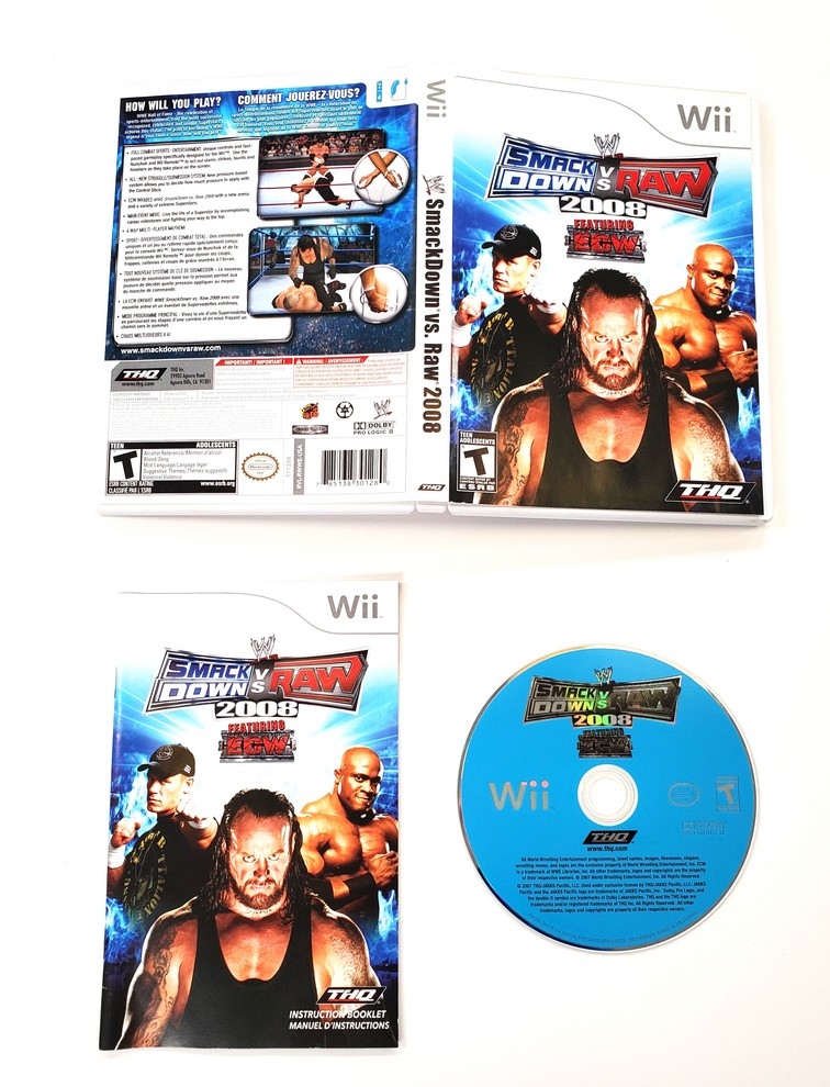 WWE: SmackDown vs. Raw 2008 (CIB)