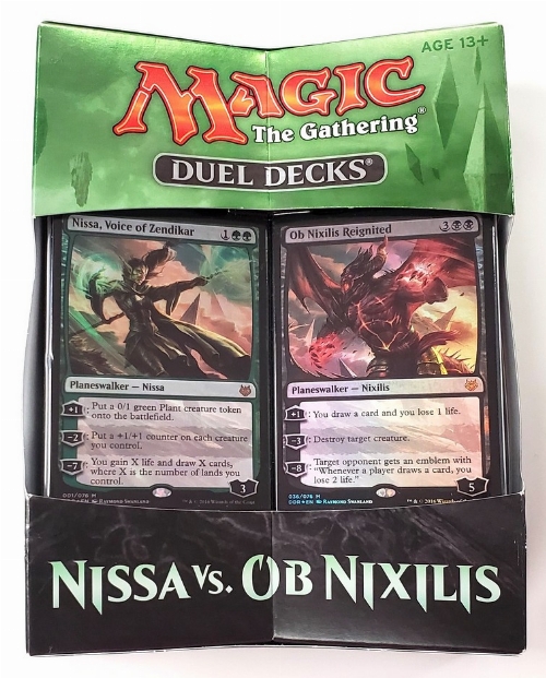 Duel Decks: Nissa Vs. Ob Nixilis - Box Set (NEW)