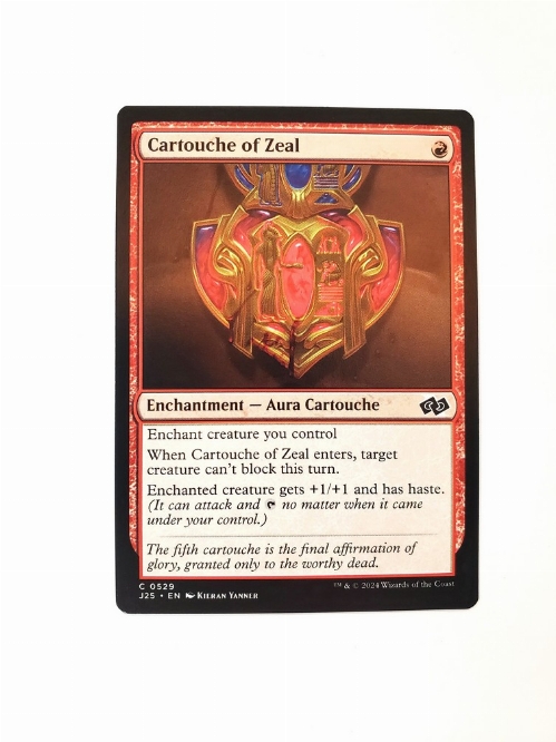 Cartouche of Zeal